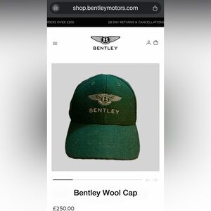 Bentley Rare Green Wool Hat